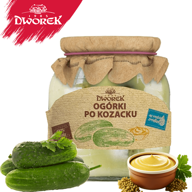 Marinated (Kozacku) PICKLESw/MUSTARD 720gr