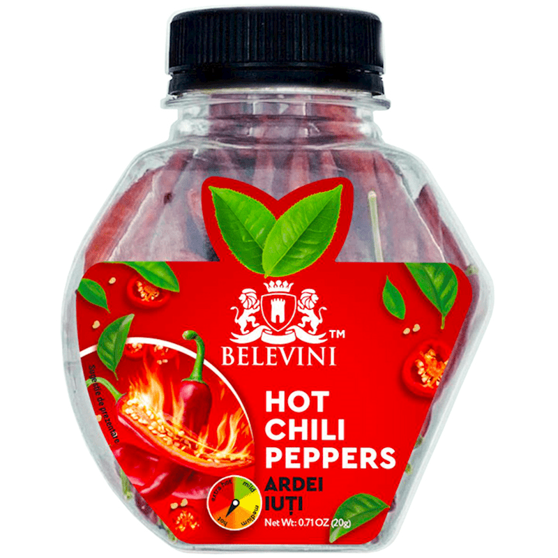 BELEVINI ROASTED CHILI RINGS (CHILI COPT RONDELE) 0.71OZ (20G)