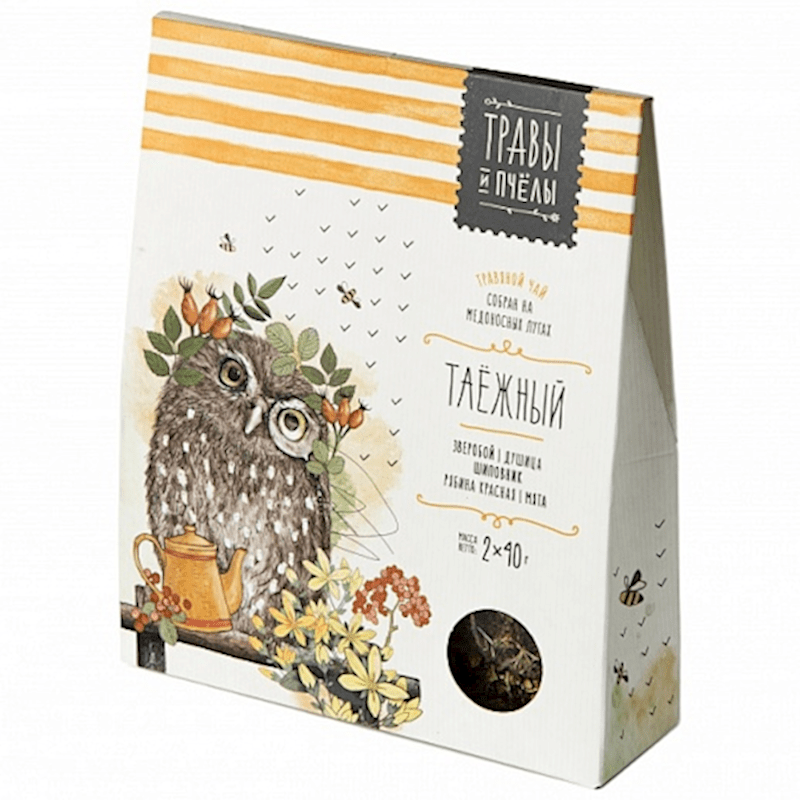 MEDOVIY DOM HERBAL TEA TAIGA SLYLE 80GR