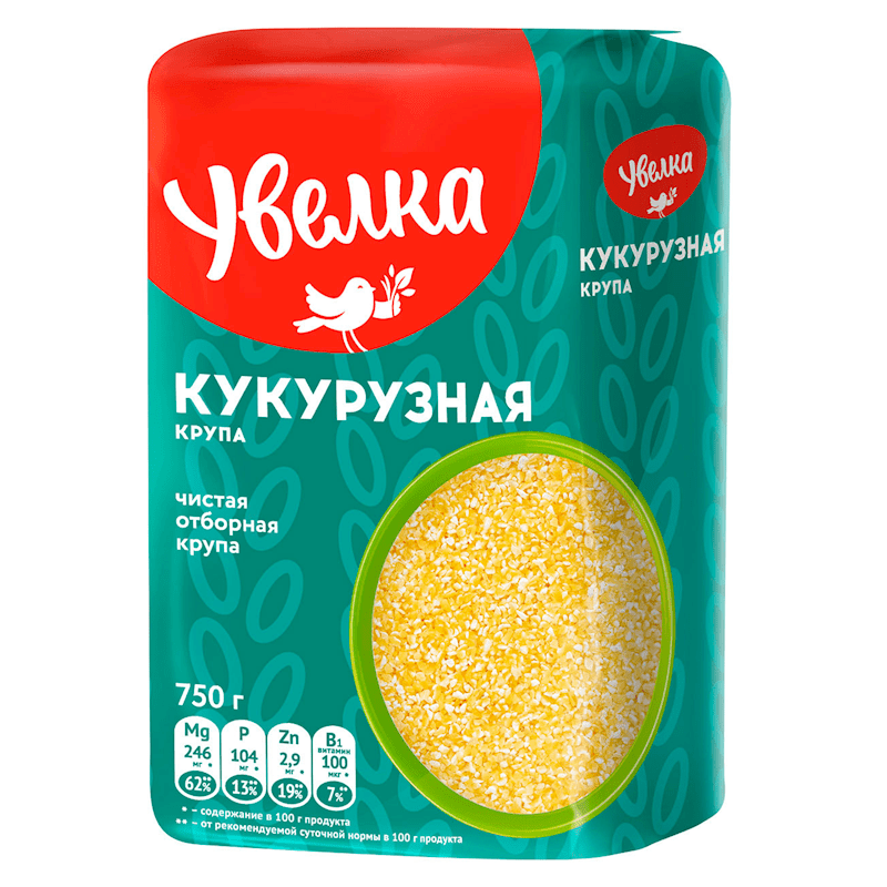 UVELKA CORN GROATS 800GR #V270