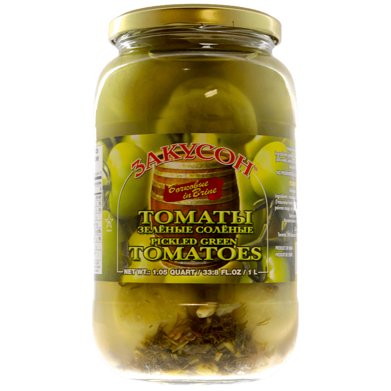 ZAKUSON GREEN TOMATOES, 1L