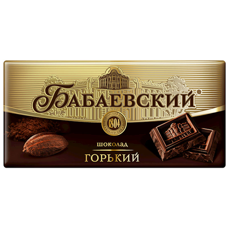 BABAEVSKIY CHOC. BITTER  90GR