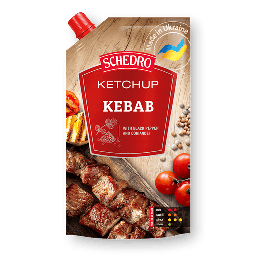 SCHEDRO KETCHUP SHASHLYCHNYI  KEBAB  SHOWBOX 250G