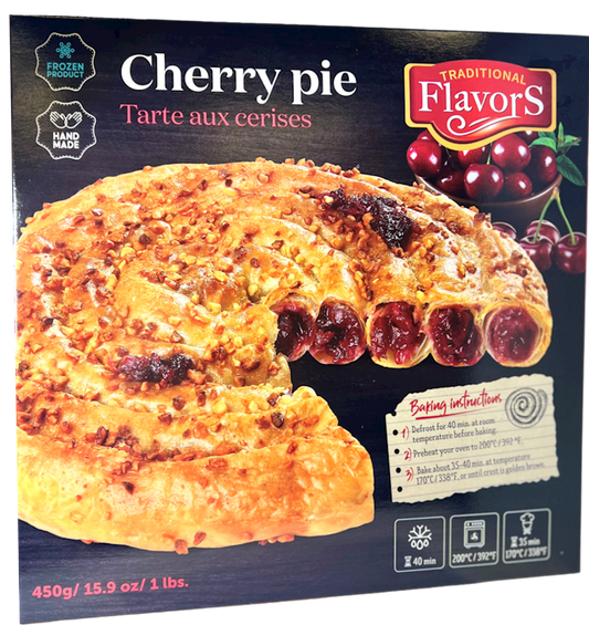 TRADICII VKUSA PIE WITH  SOUR CHERRY MOLDOVA, 450G