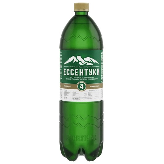 ESSENTUKI CARBONATED MINERAL WATER (PET), RUSSIA, 1.5L