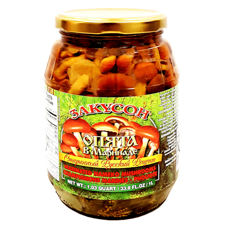 ZAKUSON MARINATED NAMEKO MUSHROOMS, 1L