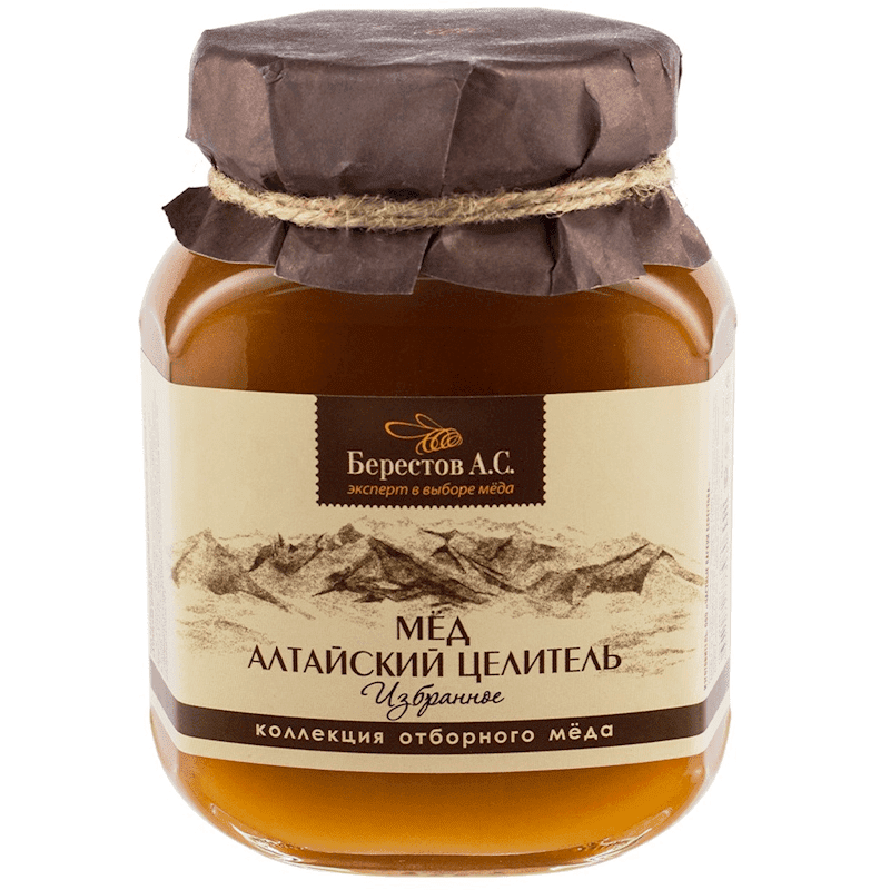 HONEY  ALTAYSKIY TSELITEL 500GR  BERESTOV