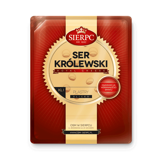 SLICED CHEESE KROLEWSKI 135GR