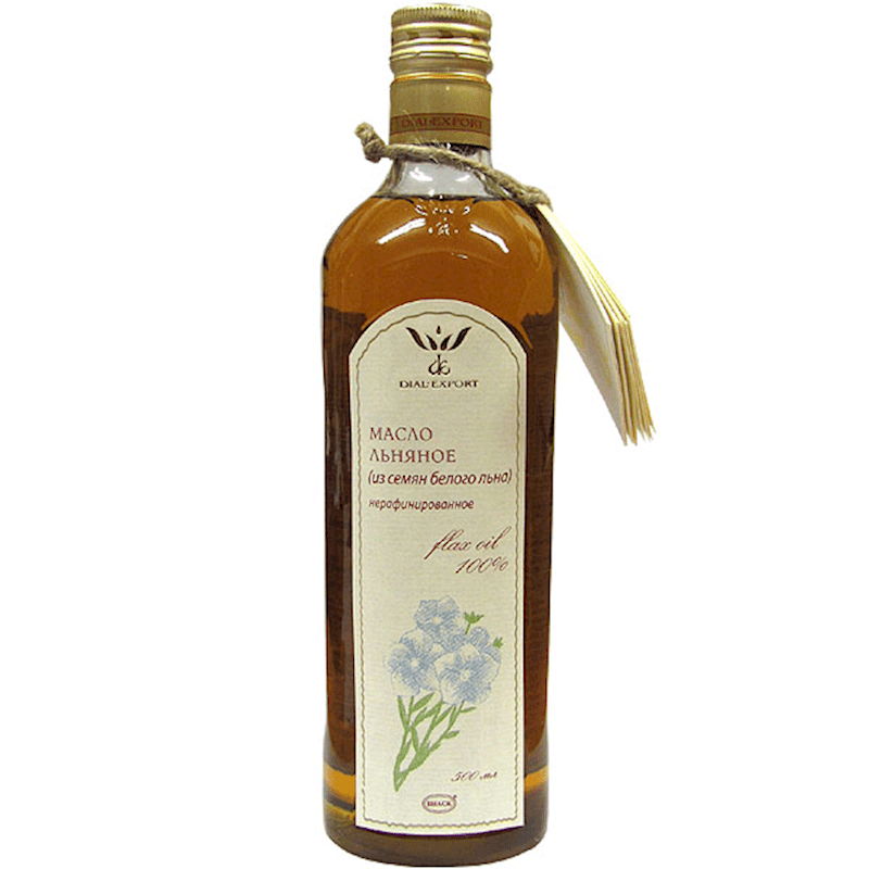 DIAL EXPORT MASLO  L'NYANOE (GLASS) (Flax seed oil)   -  500ML