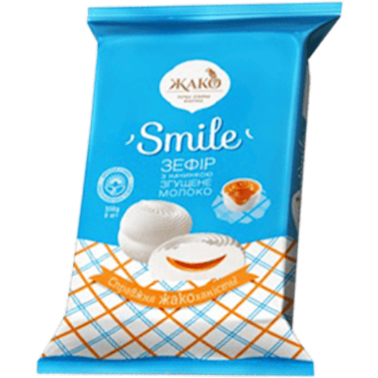 ZEFIR WITH CONDENSED MILK  ZHAKO SMILE 300GR