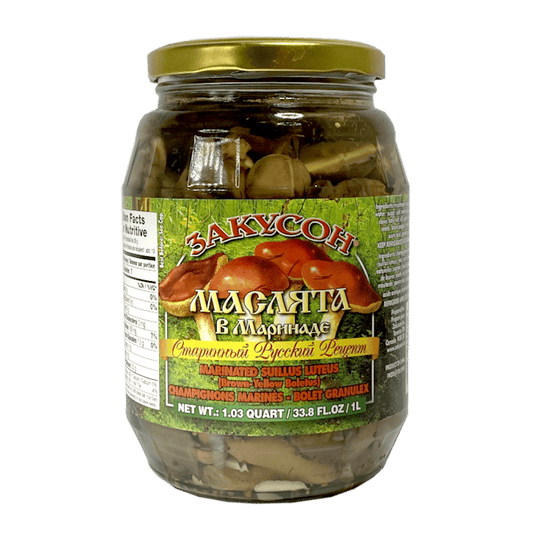 ZAKUSON MARINATED BOLETUS (MASLYATA) MUSHROOMS 1L