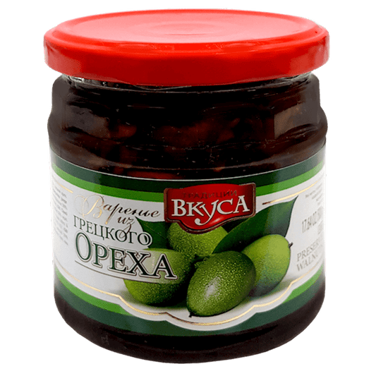 TRADICII VKUSA KOSHER PRESERVE WALNUT, MOLDOVA,  500G