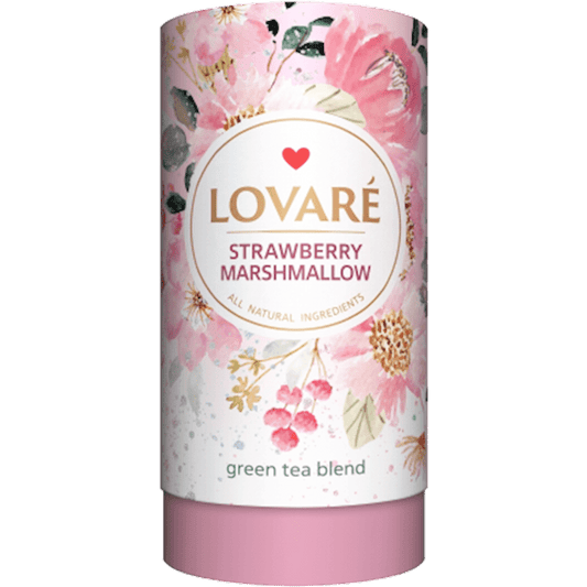 LOVARE TEA GREEN "STRAWBERRY MARSHMALLOW" TUBE 80G