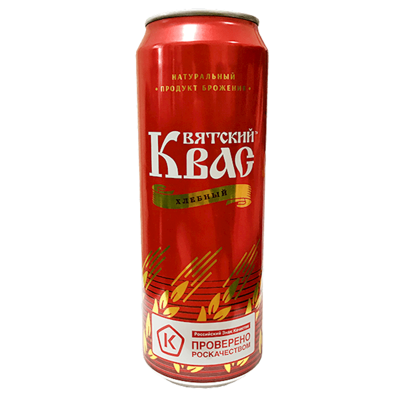 VYATSKIY KVAS HLEB  0.45 lt CAN