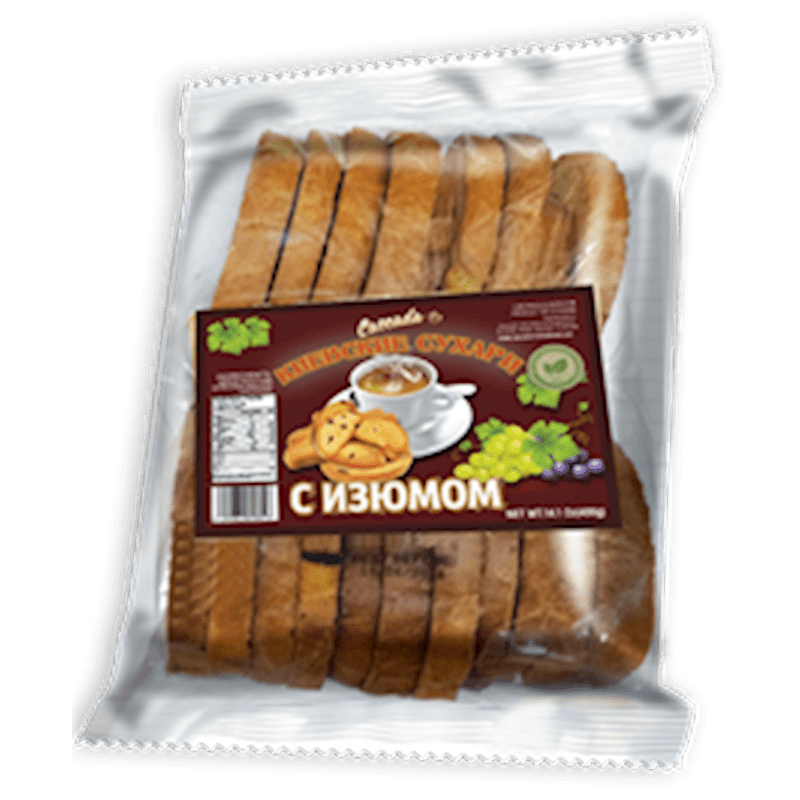 Sukhari Kiev W/Raisins Sladkiy Dom 300 gr Ukraine