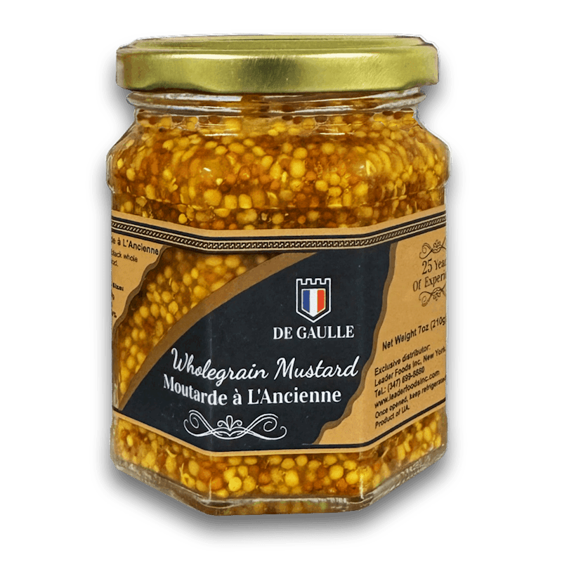 DE GAULLE WHOLEGRAIN MUSTARD 210G