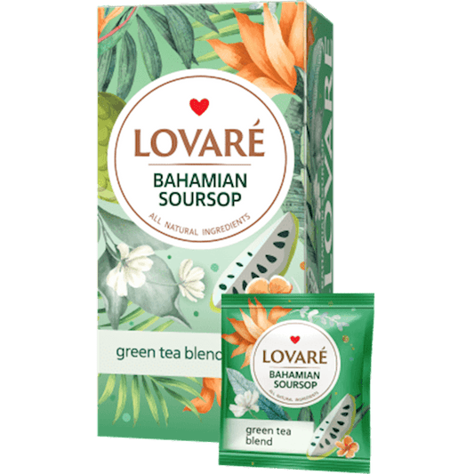 LOVARE TEA GREEN  BAHAMIAN SOURSOP 24TB