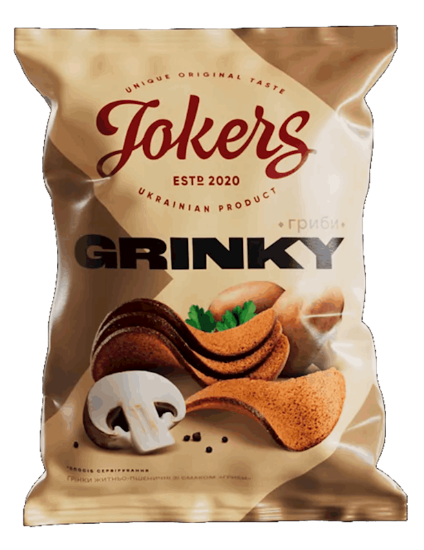 JOKERS GRENKI VOLNISTYE PREMIUM RYE-WHEAT MUSHROOM 80G