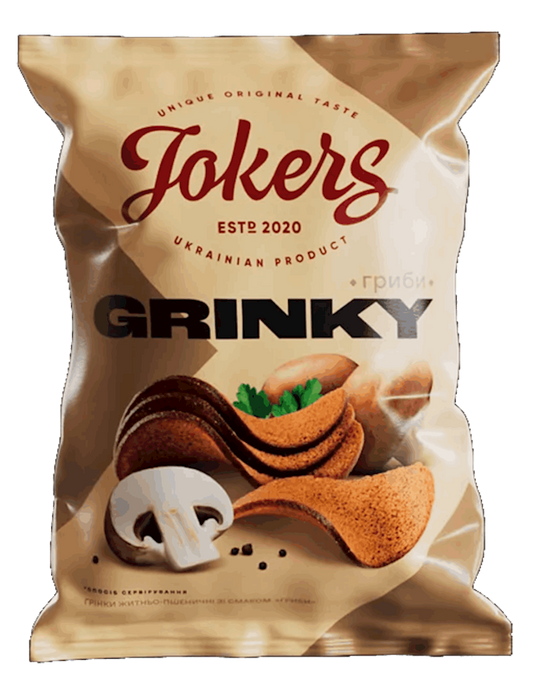 JOKERS GRENKI VOLNISTYE PREMIUM RYE-WHEAT MUSHROOM 80G