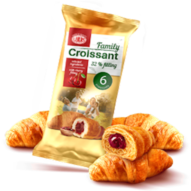 FAMILY PACK CROISSANT WITH CHERRY FILLING 270G LUKAS