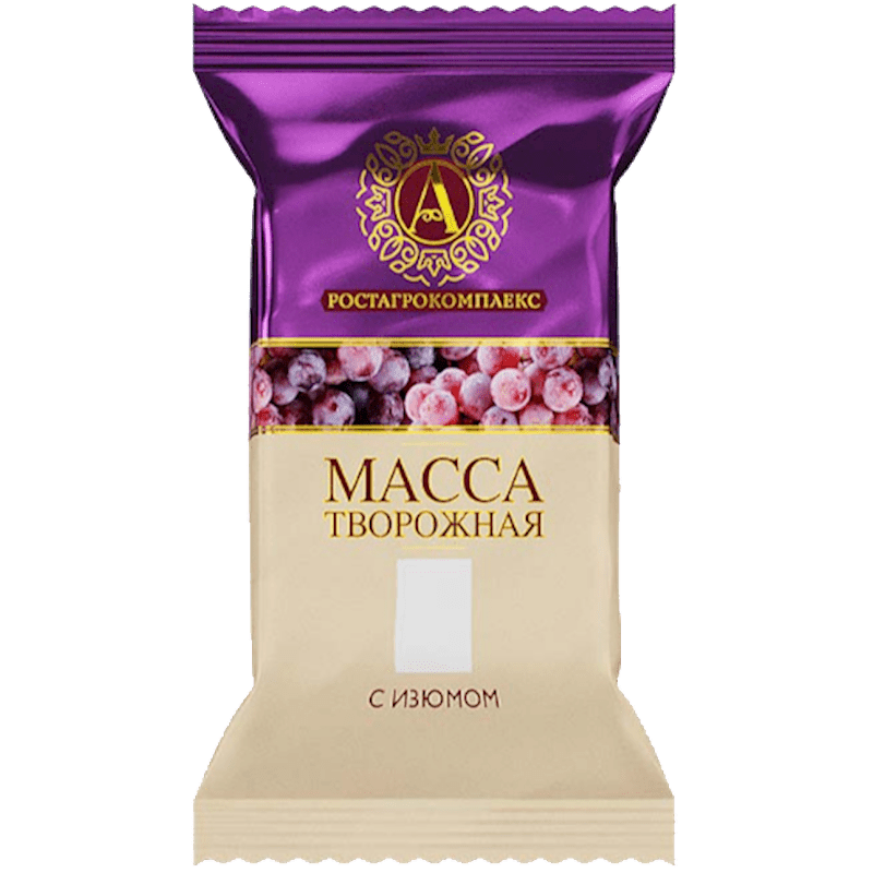 A.ROSTAGROKOMPLEKS CHEESE MASSA W/RAISIN 20% 180GR