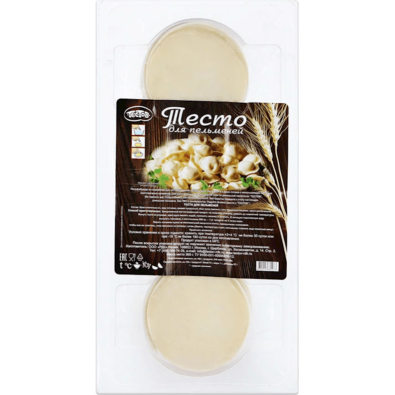 Testov Dough for Pelmeni 360g