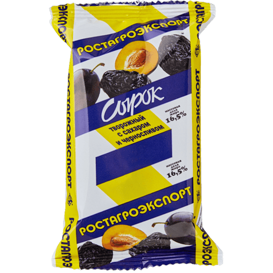 ROSTAGROEXPORT CHEESE MASSA  W/PRUNES 16.5% 90G