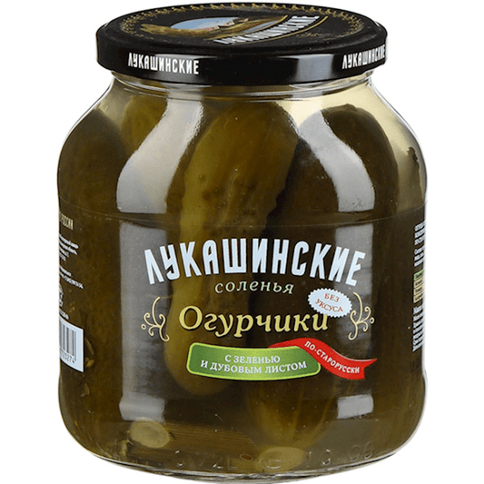 LUKASHINSKIE OLD RUSSIAN STYLE PICKLES W/OAK LEAF 670GR