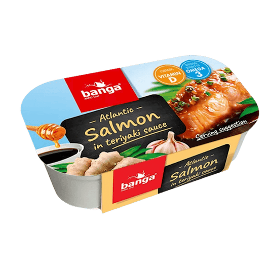 BANGA ATLANTIC SALMON IN TERYAKI SAUSE 120GR LATVIA