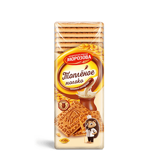 COOKIES BAKED MILK 430G MOROZOVA