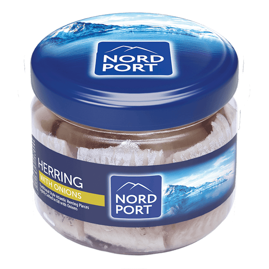 NORD PORT ATLANTIC HERRING PIECES WITH ONION 290G