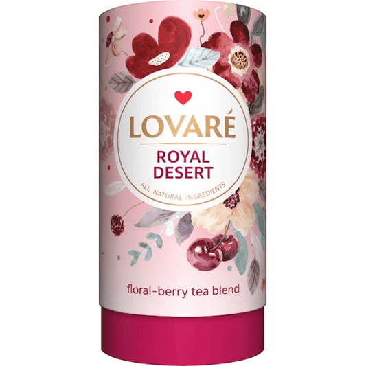 LOVARE TEA HERBAL "ROYAL DESSERT" TUBE 80G