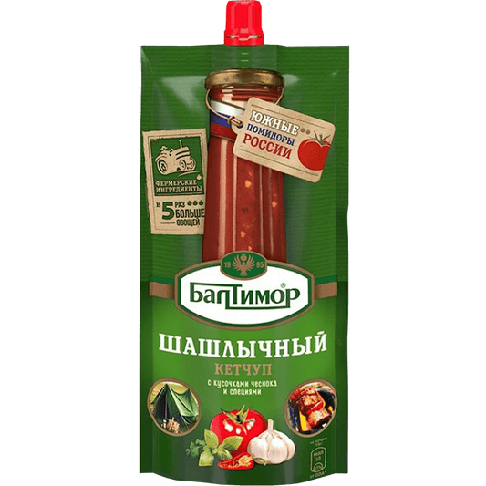 BALTIMOR Ketchup "Shashlychniy" With Spices & Garlic, 260g