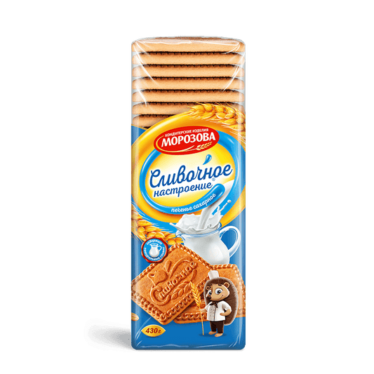 COOKIES SLIVOCHNOE 430gr MOROZOVA