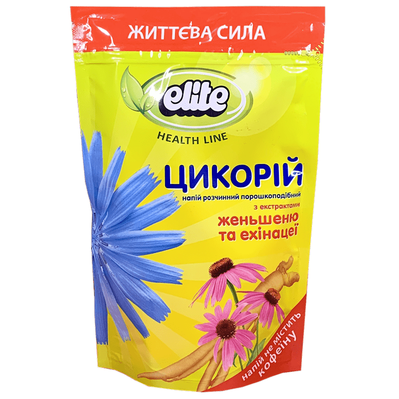 ELITE INSTANT POWDER CHICORY WITH GINSENG & ECHINACEA 100G