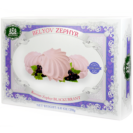 BELYOV ZEPHYR BLACKCURRANT  Marshmallow BELEVINI 250g