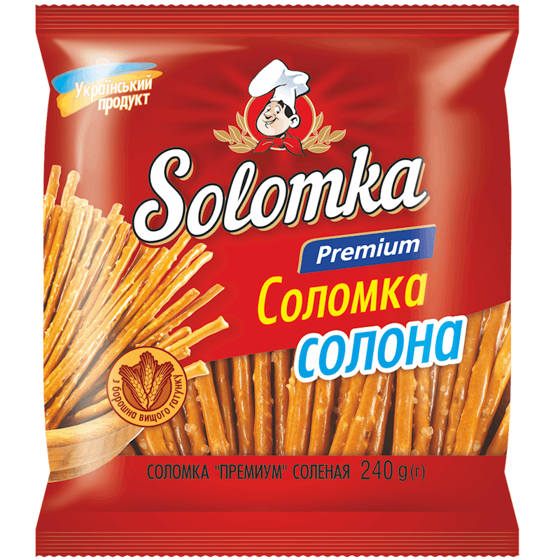 SOLOMKA SALTED BREADSTICKS PREMIUM 240G