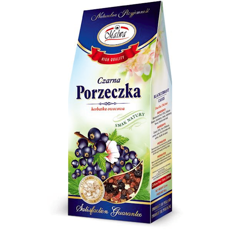 Malwa Herbata Susz Owocowy- Czarna Porzeczka (Dried Fruit- Blackcurrant) 80g