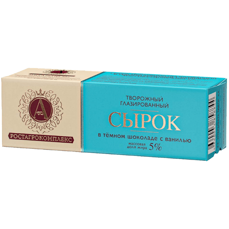 A.ROSTAGROKOMPLEKS CHEESE BAR VANILA IN DARK CHOCOLATE 5% 50G