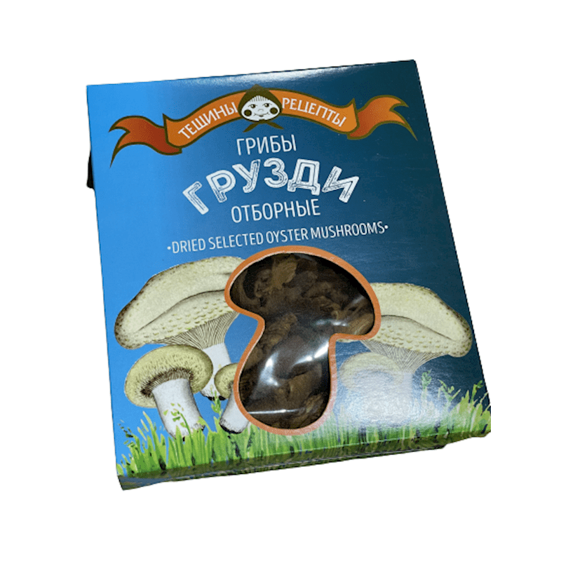 DRIED SELECTED OYSTER MUSHROOMS (GRUZDI) 25G