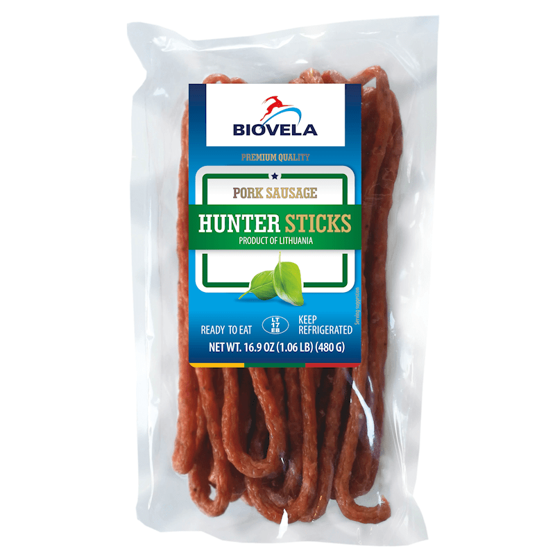 BIOVELA Hunter Stix Snack, Lithuania, 480g