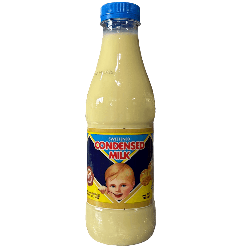 CONDENSED MILK BOTTLE 900G PERVOMAISKIY