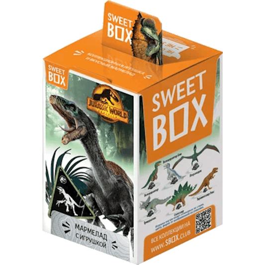 SWEET BOX  JURASSIC WORLD  GUMMIES + TOY, 10G