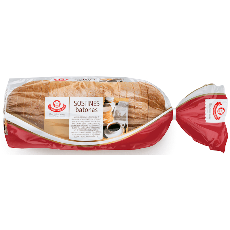 Bread Wheat Sostines (Sliced), Lithuania, 400g VILNIAUS DUONA