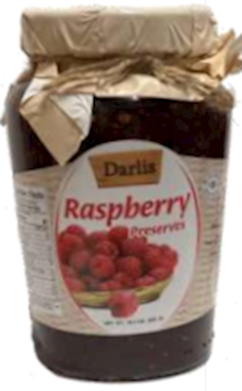 DARLIS RASPBERRY PRESERVE 520G (KOSHER)