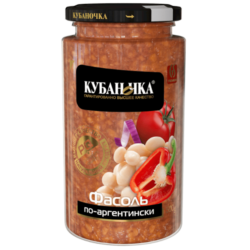 KUBANOCHKA BEANS ARGENTINA STYLE 500GR