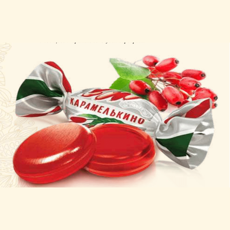 ROSHEN Hard Candy  Karamelkino Barberry  2.2lb