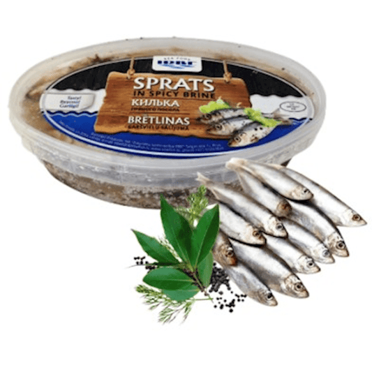 LODACHKA SPRATS IN SPICY BRINE 330G IRBE