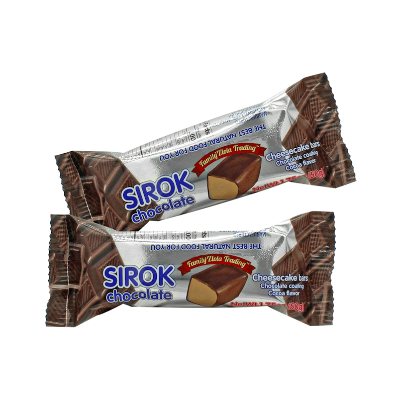 SIROK Cheesecake bars with Chocolate ZLOTA