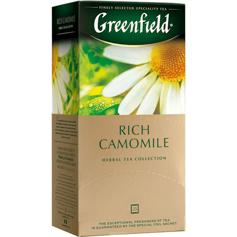 GREENFIELD HERBAL TEA RICH CAMOMILE (C/F) 25TB